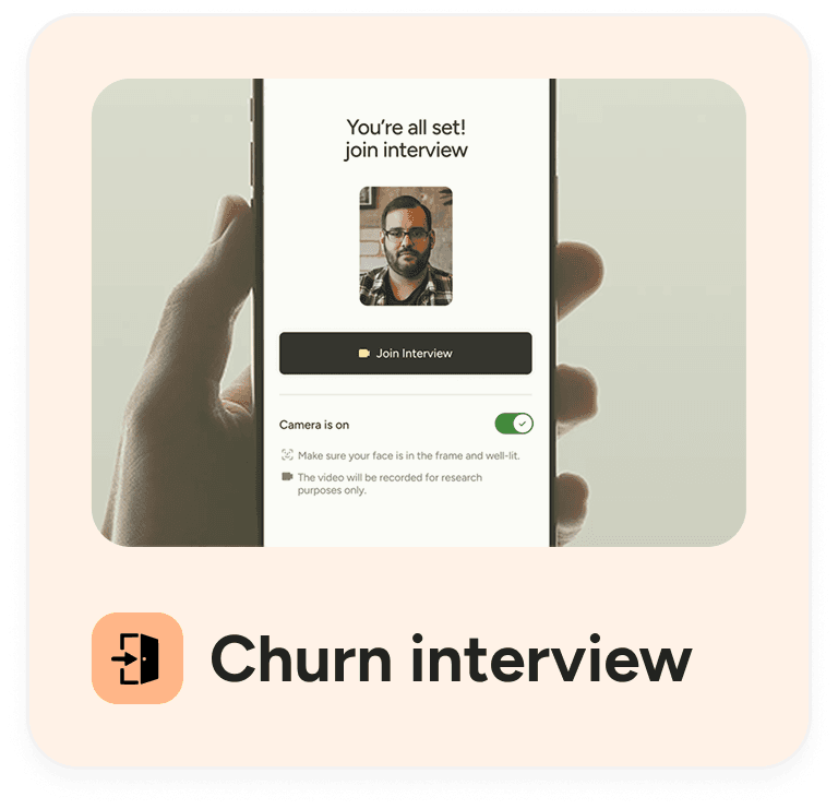 Churn interview