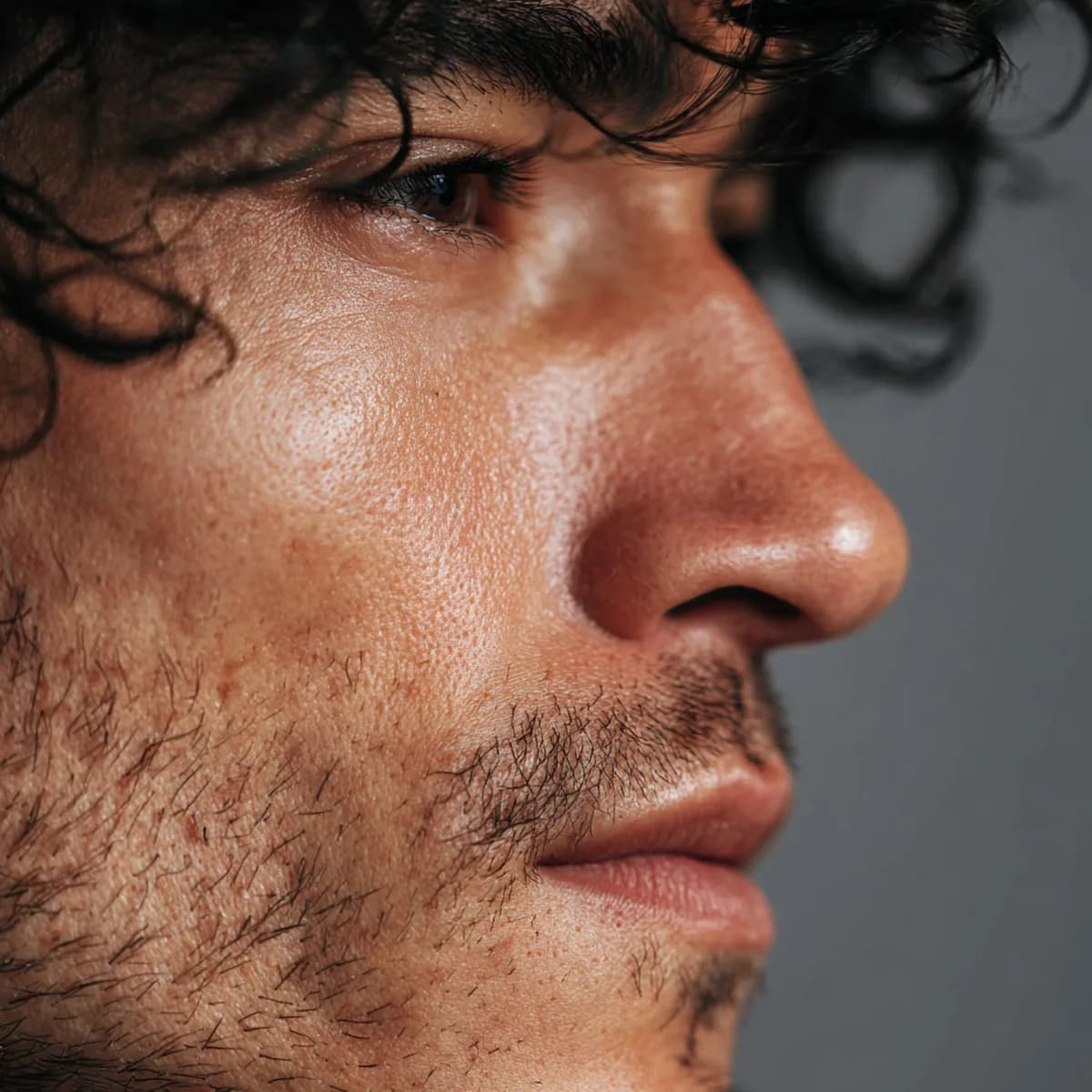 A profile portrait