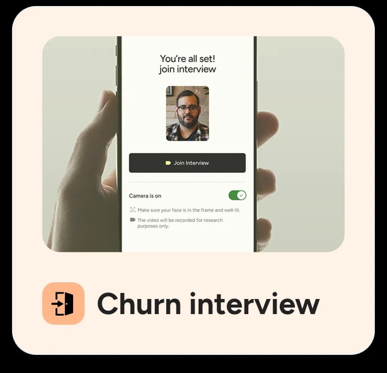 Churn interview